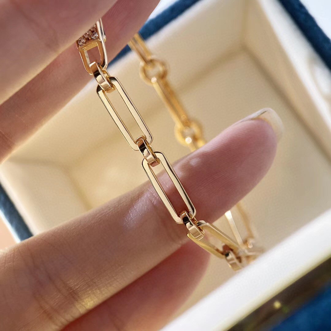 【BIJOUX】チェーンブレスレット スモールモデル ダイヤモンド