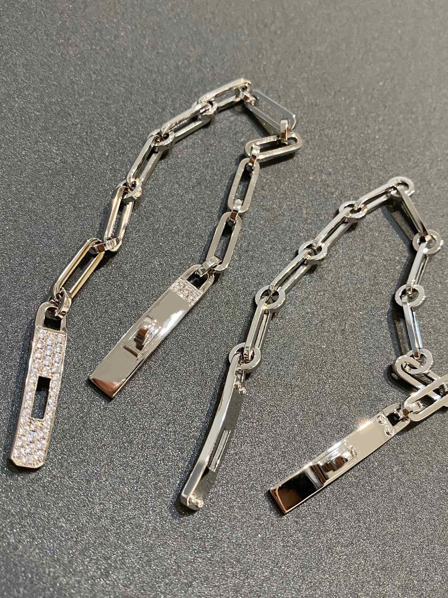 【BIJOUX】チェーンブレスレット スモールモデル ダイヤモンド