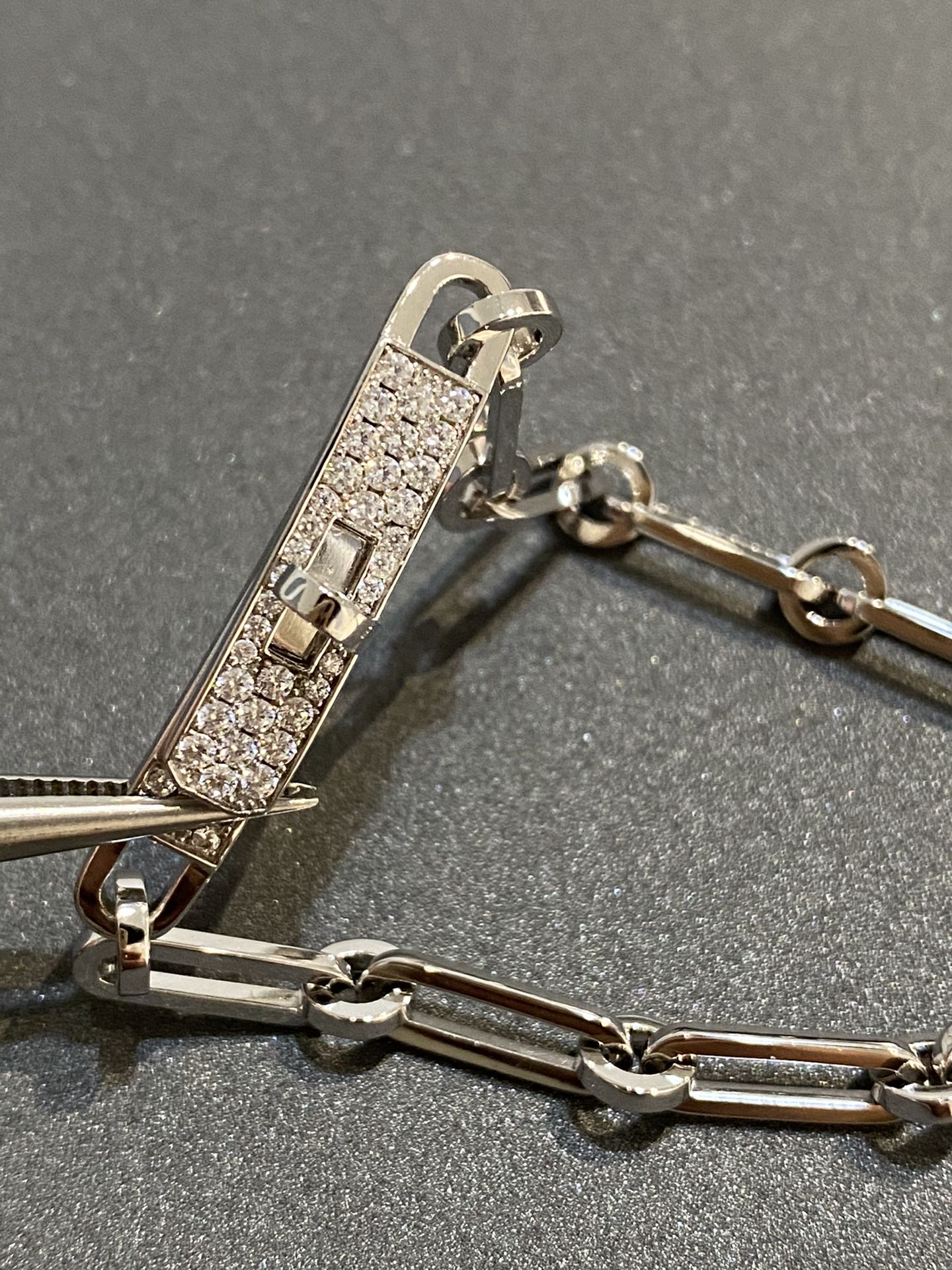 【BIJOUX】チェーンブレスレット スモールモデル ダイヤモンド