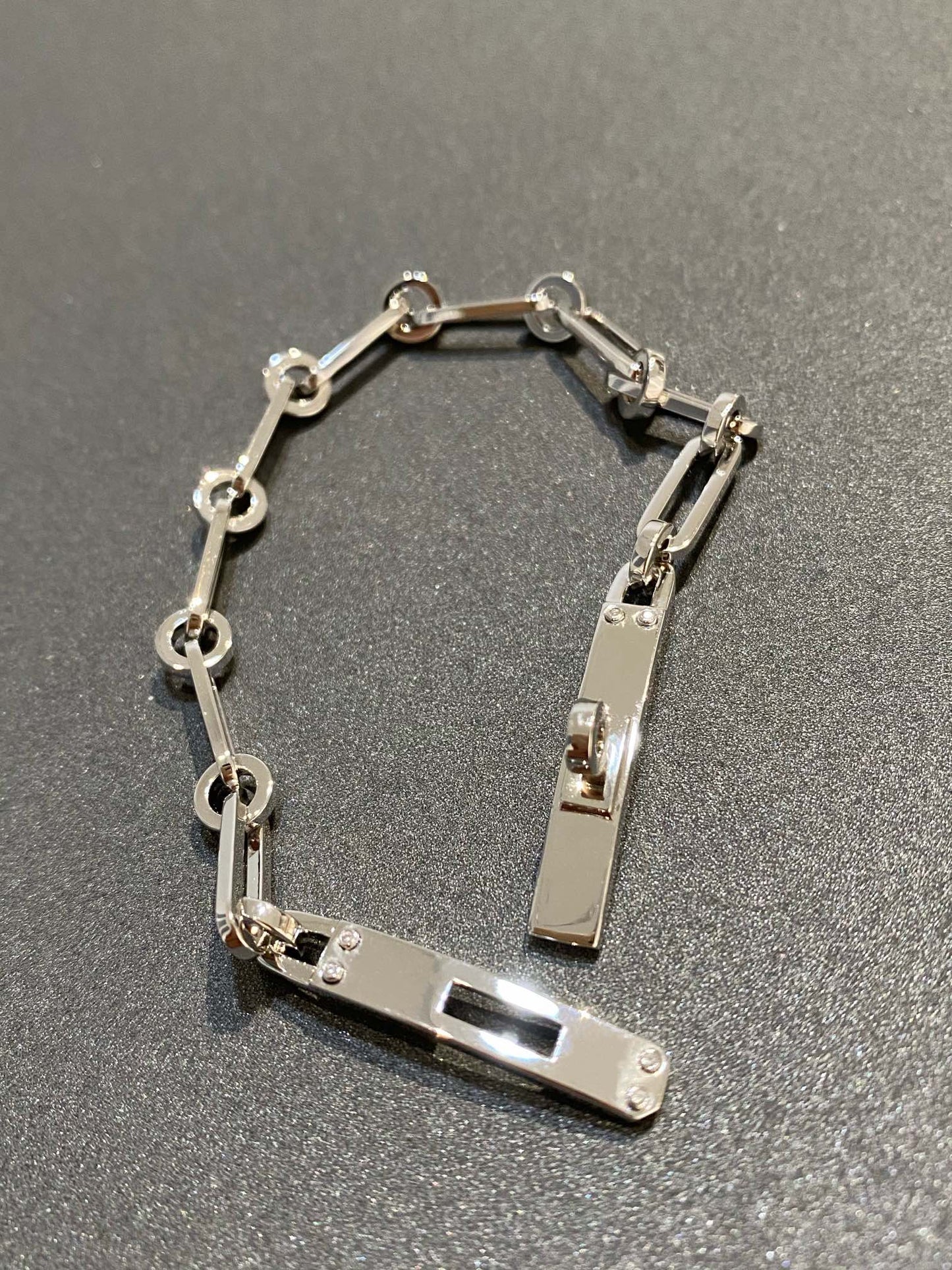 【BIJOUX】チェーンブレスレット スモールモデル ダイヤモンド