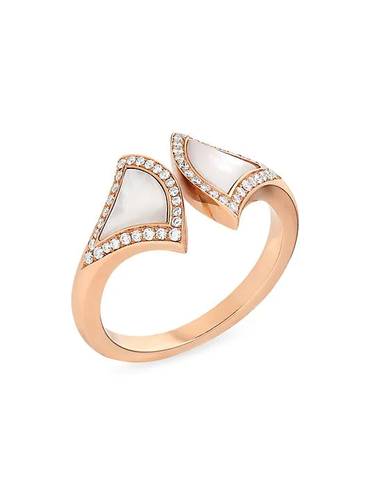 [BIJOUX]DREAM MOP DIAMOND OPEN RING