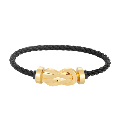 [BIJOUX]CHANCE LARGE 8 FIGURE BUCKLE NO DIAMOND BRACELET GOLD