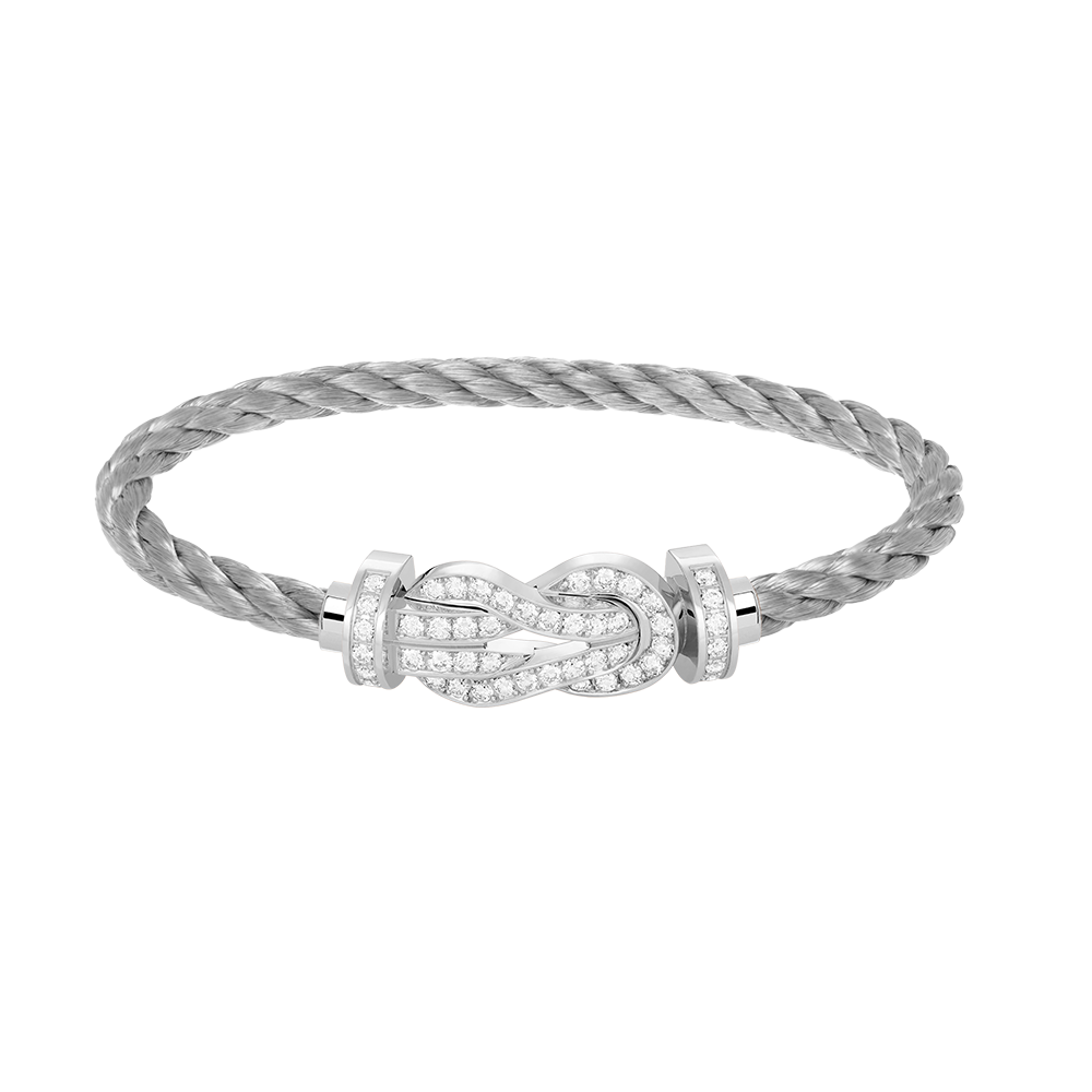 [BIJOUX]CHANCE GRAND BRACELET BOUCLE 8 CHIFFRES EN ARGENT