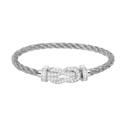 [BIJOUX]CHANCE GRAND BRACELET BOUCLE 8 CHIFFRES EN ARGENT