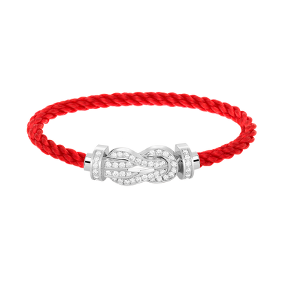 [BIJOUX]CHANCE GRAND BRACELET BOUCLE 8 CHIFFRES EN ARGENT