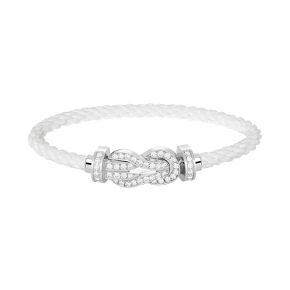 [BIJOUX]CHANCE GRAND BRACELET BOUCLE 8 CHIFFRES EN ARGENT