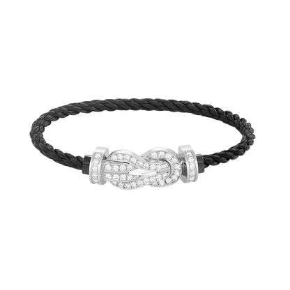 [BIJOUX]CHANCE GRAND BRACELET BOUCLE 8 CHIFFRES EN ARGENT