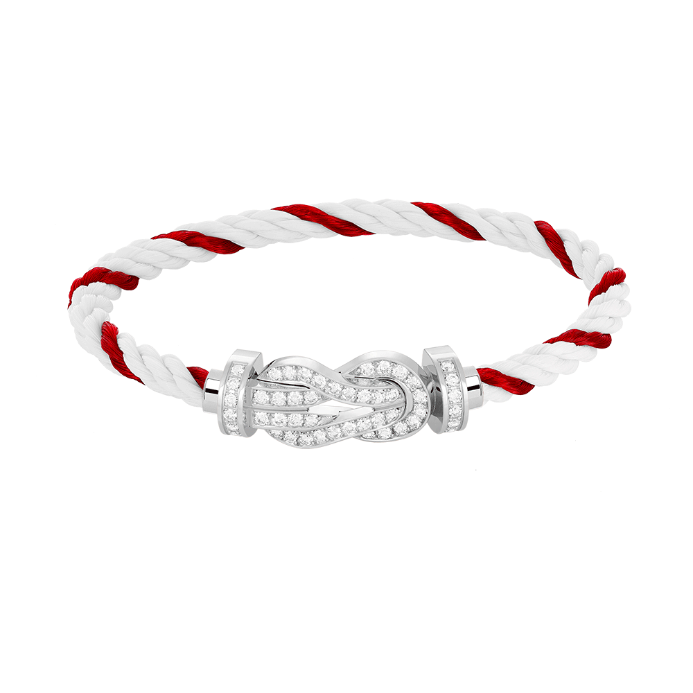 [BIJOUX]CHANCE GRAND BRACELET BOUCLE 8 CHIFFRES EN ARGENT