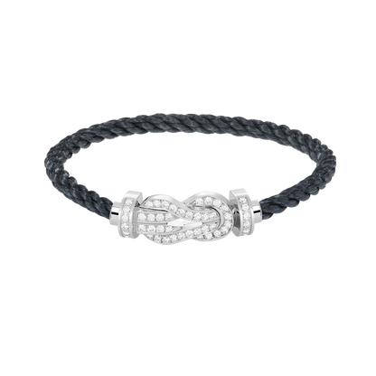 [BIJOUX]CHANCE GRAND BRACELET BOUCLE 8 CHIFFRES EN ARGENT