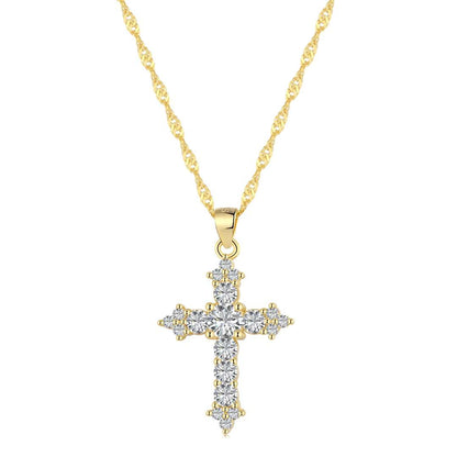 [Goodv]Delicate Cross Shape Necklace