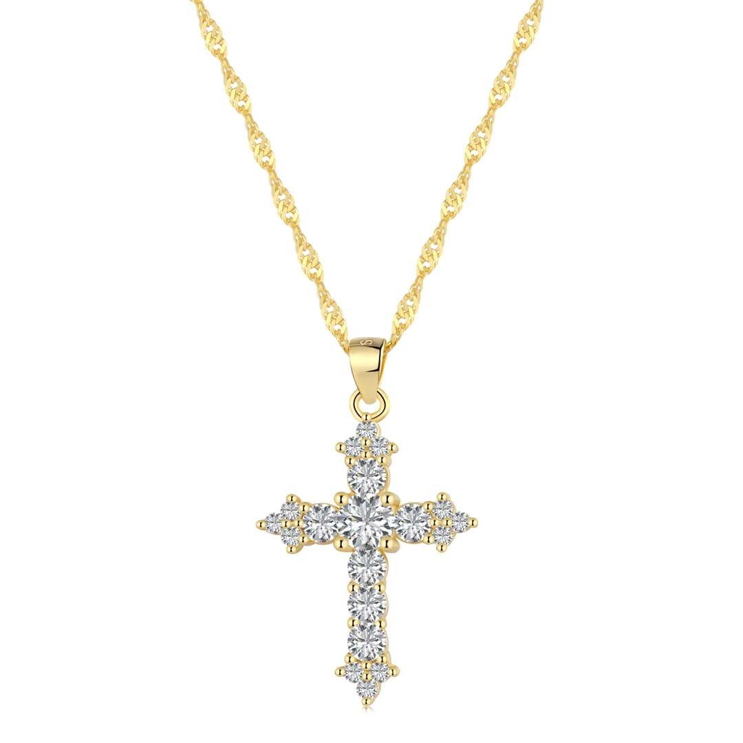 [Goodv]Delicate Cross Shape Necklace