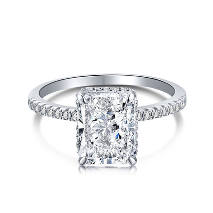 [Goodv] Bague de fiançailles luxueuse de 4,0 carats