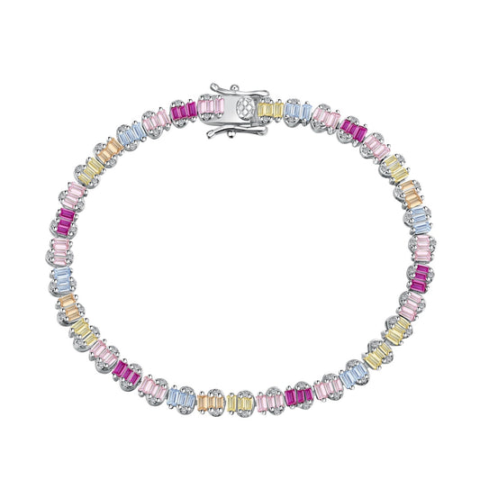 [Goodv]Delicate Colorful Emerald Cut Party Bracelet