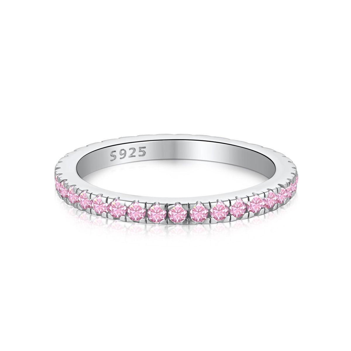 [Goodv]Delicate Sparkling Round Cut Daily Ring