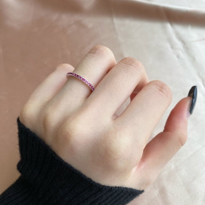 [Goodv]Delicate Sparkling Round Cut Daily Ring