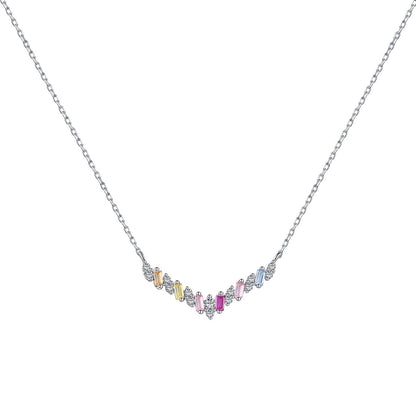 [Goodv] Collier arc-en-ciel éblouissant