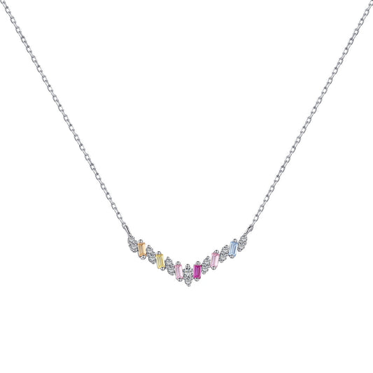 [Goodv]Dazzling Rainbow Necklace