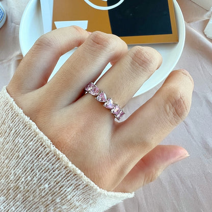 [Goodv] Bague d'amoureux taille cœur Radiant Romance de 0,25 carat