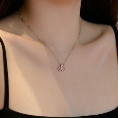 [Goodv]Elegant Flower Shape Pear Cut Necklace