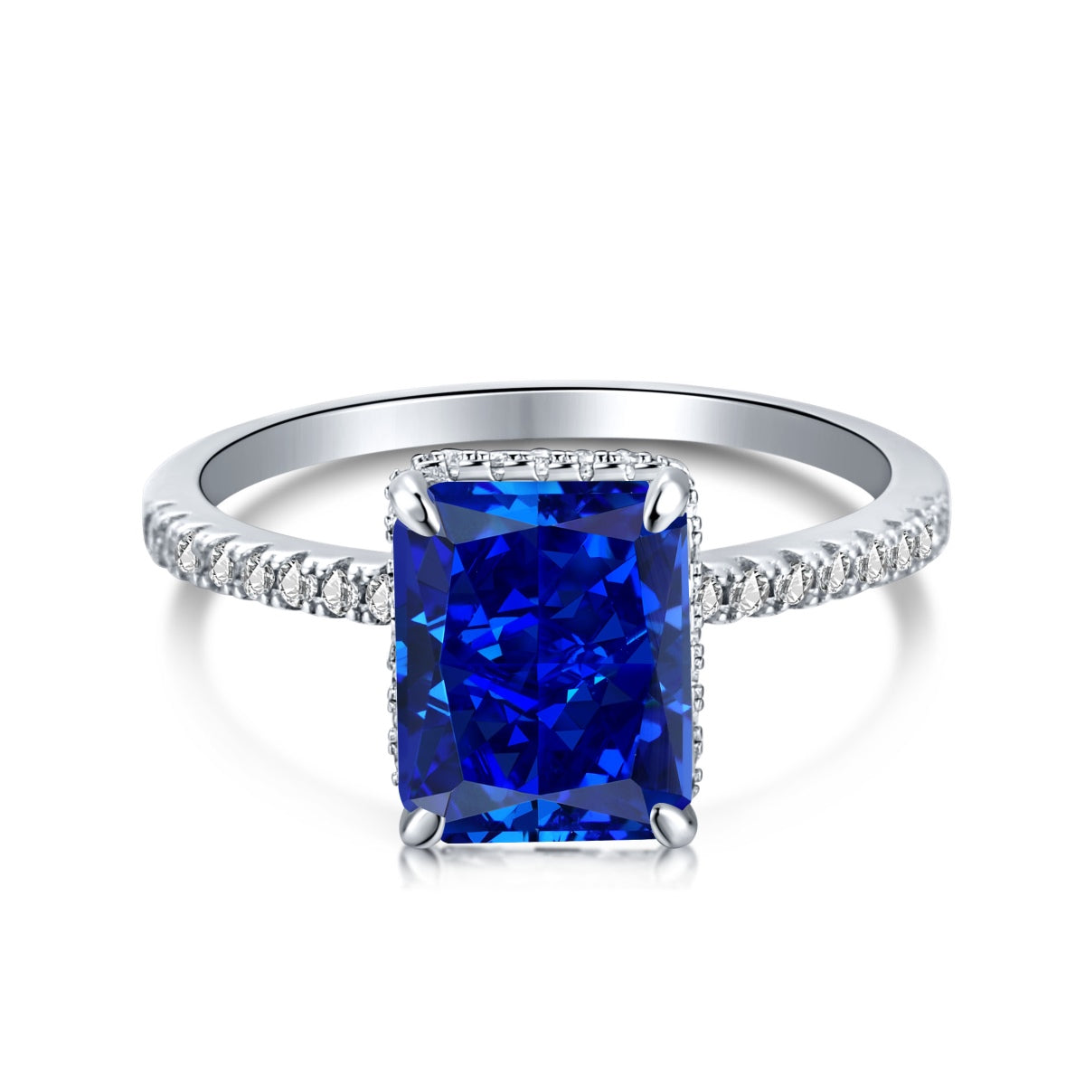 [Goodv] Bague de fiançailles luxueuse de 4,0 carats