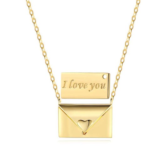 [Goodv]Envelope Heart Shape Mother's Day Necklace