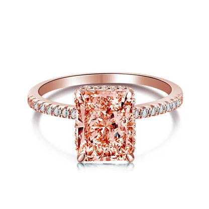 [Goodv] Bague de fiançailles luxueuse de 4,0 carats