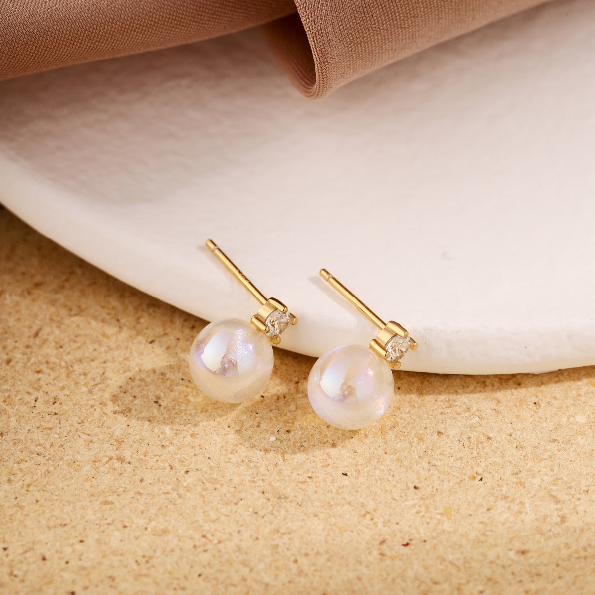 [Goodv]Boucles d'oreilles en perles de sirène Symphony