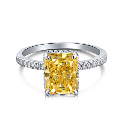 [Goodv] Bague de fiançailles luxueuse de 4,0 carats