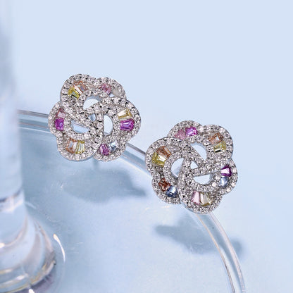 [Goodv] Boucles d'oreilles exquises en forme de fleur pour un usage quotidien