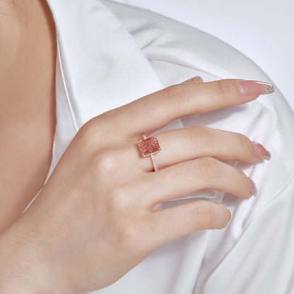 [Goodv] Bague de fiançailles luxueuse de 4,0 carats