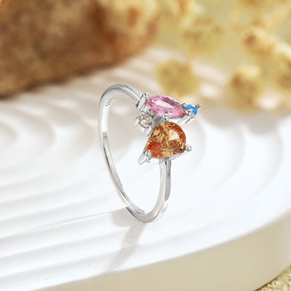 [Goodv] Bague quotidienne multi-coupes colorée et rayonnante