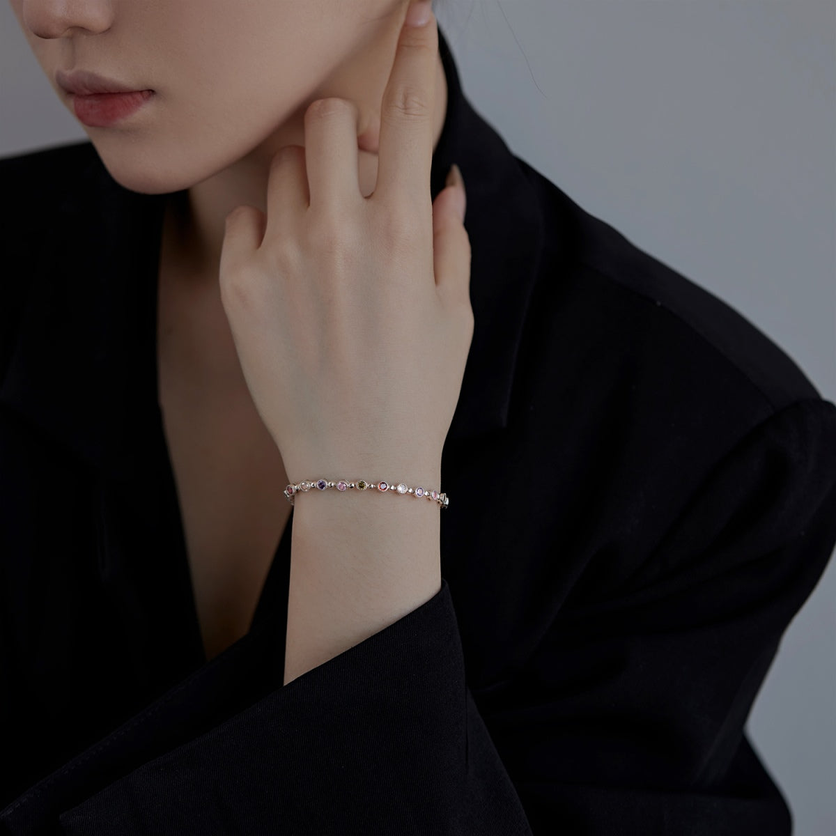 [Goodv]Sparkling Exquisite Round Cut Party Bracelet