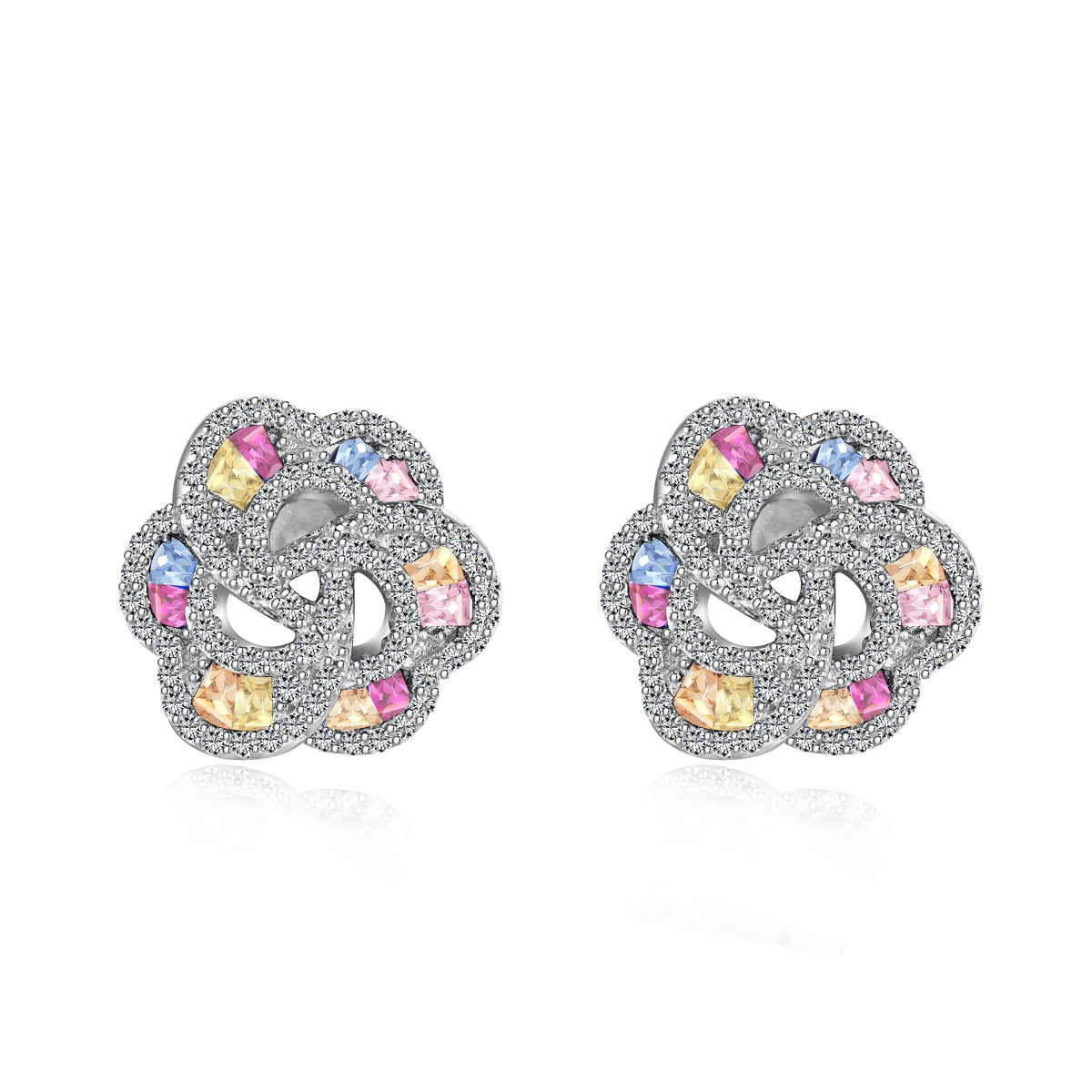 [Goodv] Boucles d'oreilles exquises en forme de fleur pour un usage quotidien