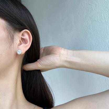 [Goodv] Boucles d'oreilles quotidiennes délicates à coupe ovale radiante