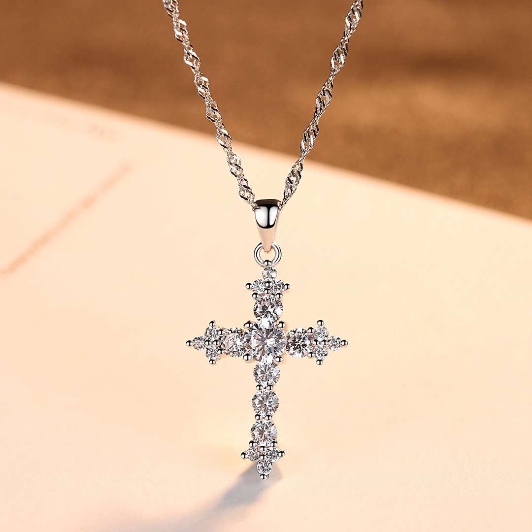 [Goodv]Delicate Cross Shape Necklace