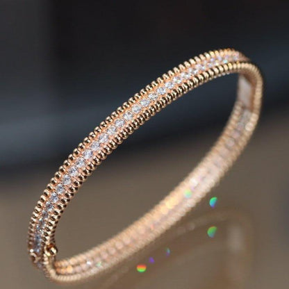 [BIJOUX]BRACELET PERLEE DIAMANTS 1 RANG