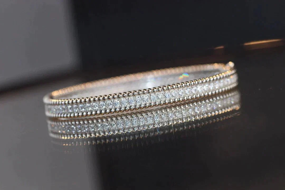 [BIJOUX]BRACELET PERLEE DIAMANTS 1 RANG