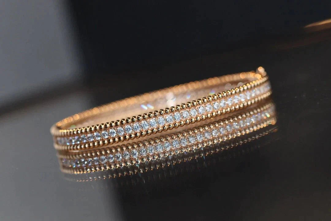 [BIJOUX]BRACELET PERLEE DIAMANTS 1 RANG