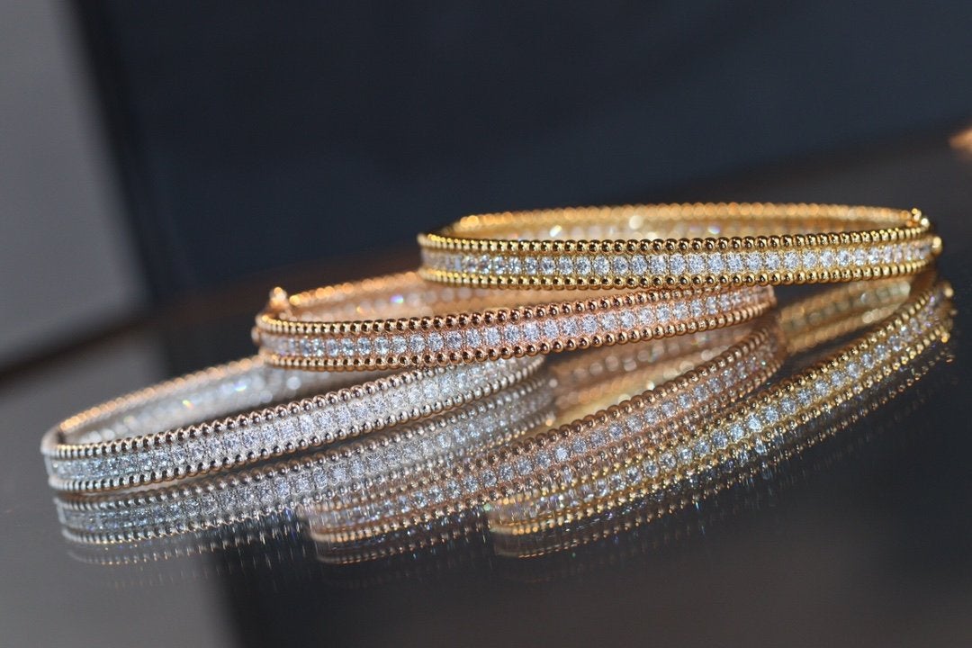 [BIJOUX]BRACELET PERLEE DIAMANTS 1 RANG