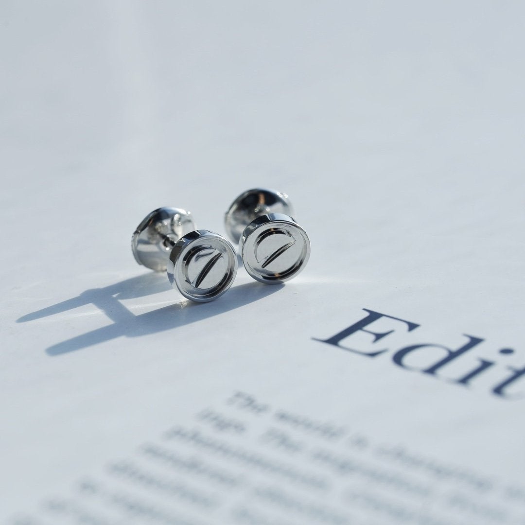 [BIJOUX]LOVE EARRINGS SILVER 7.2MM