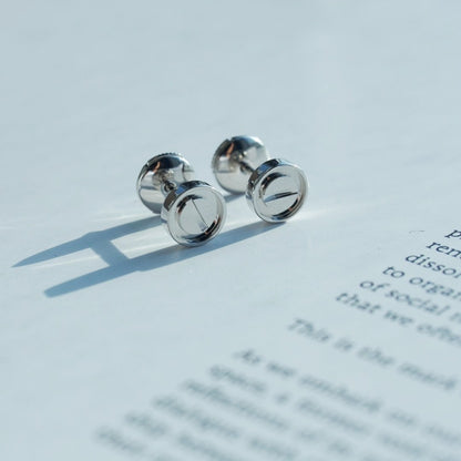 [BIJOUX]LOVE EARRINGS SILVER 7.2MM