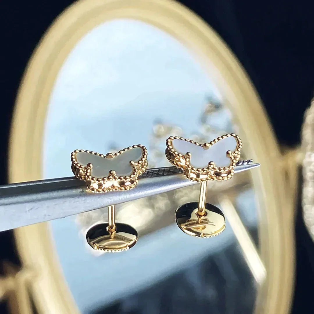 [BIJOUX]SWEET BUTTERFLY MOP EARSTUDS