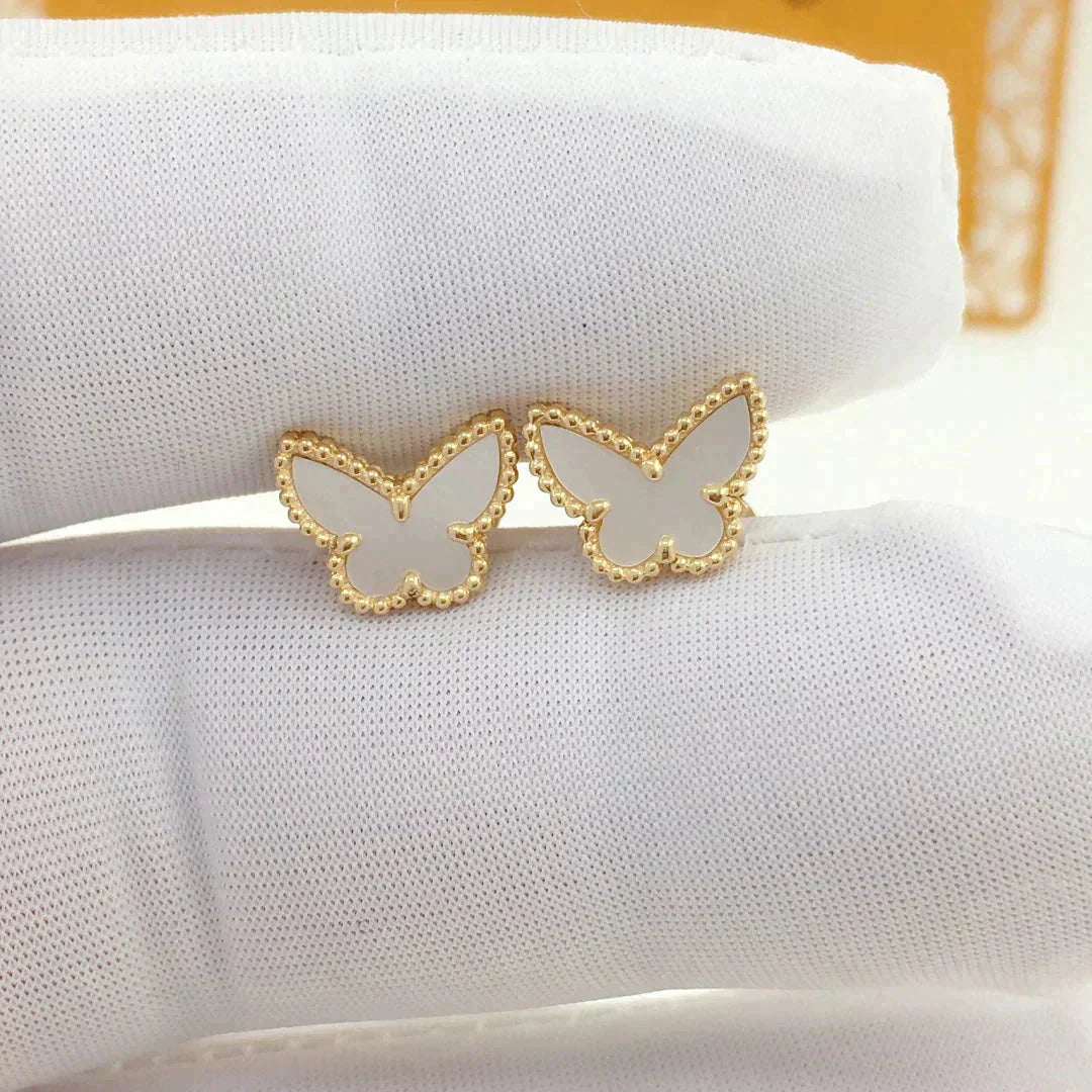 [BIJOUX]SWEET BUTTERFLY MOP EARSTUDS