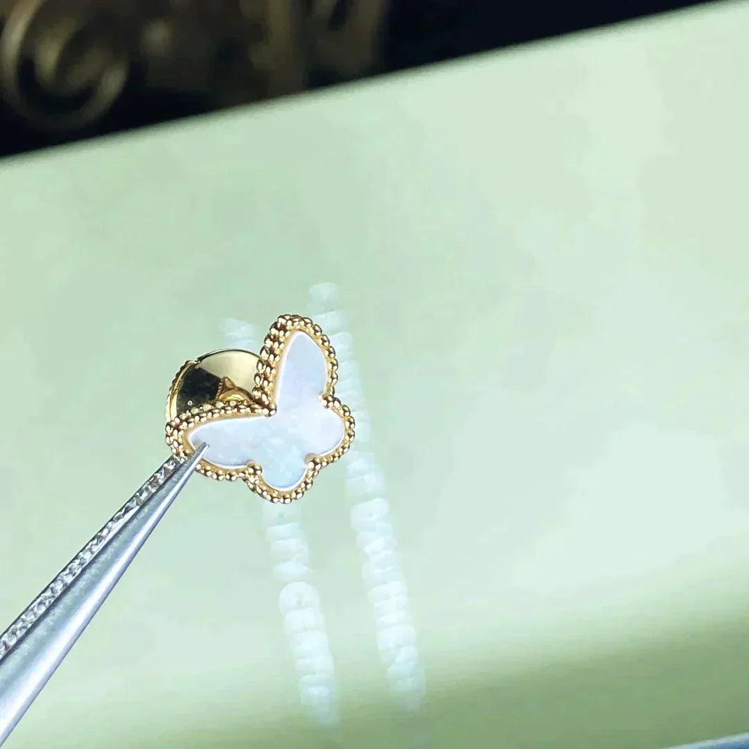 [BIJOUX]SWEET BUTTERFLY MOP EARSTUDS