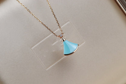 [BIJOUX]DREAM NECKLACE TURQUOISE PINK GOLD