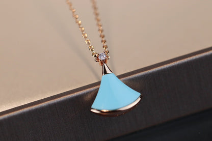 [BIJOUX]DREAM NECKLACE TURQUOISE PINK GOLD