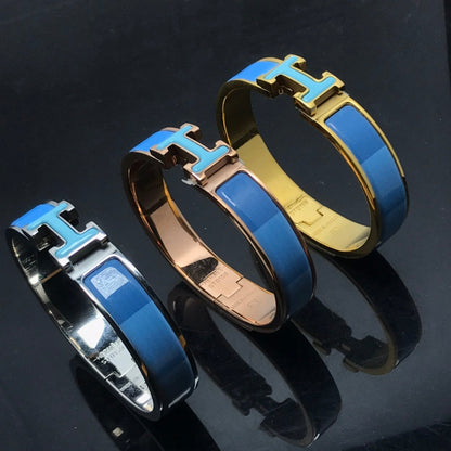 [BIJOUX]H BRACELET CERAMIQUE ARC-EN-CIEL BLEU