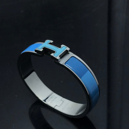 [BIJOUX]H BRACELET CERAMIQUE ARC-EN-CIEL BLEU