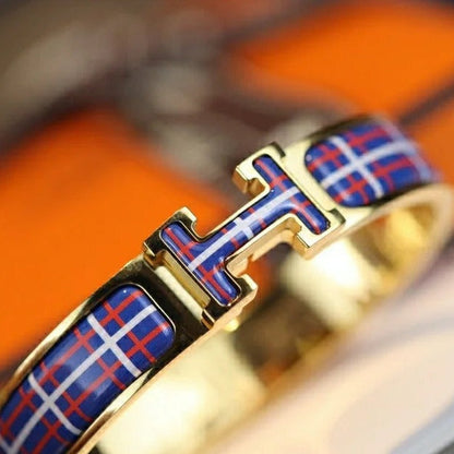 [BIJOUX]H TARTAN BRACELET 12MM