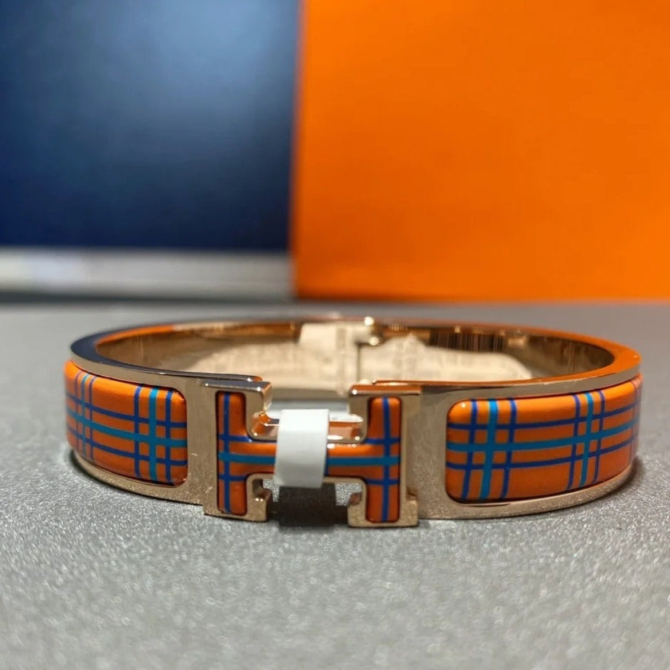 [BIJOUX]H TARTAN BRACELET 12MM